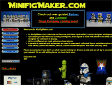 Tablet Screenshot of minifigmaker.com